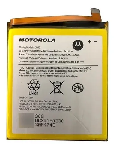 Bateria Pila Para Motorola Moto G7 Play Xt1952 Je40.