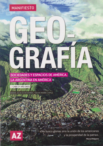 Geografia Sociedades Y Espacios De America Arg En America Az