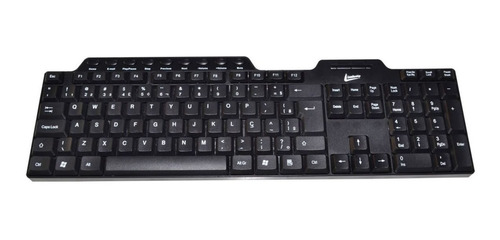 Teclado Ps2 Compact Multimídia Abnt2, 7815 Leadership