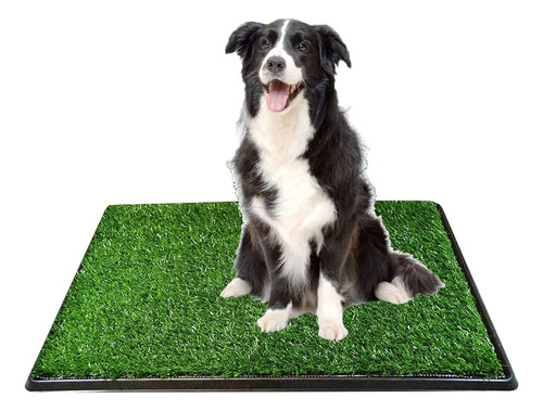 Cdh Pet Potty Dog Grass Pee Potty Pad, Césped Artificial Par