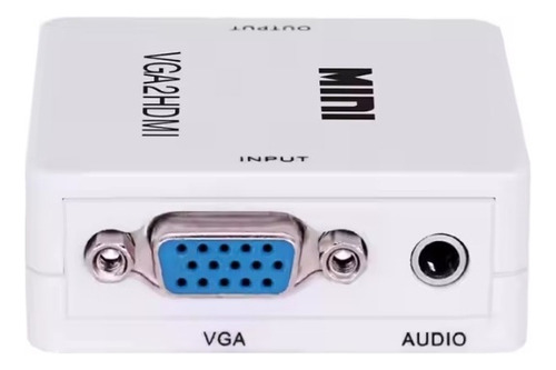 Convertidor Adaptador Vga A Hdmi Pc Tv Monitor