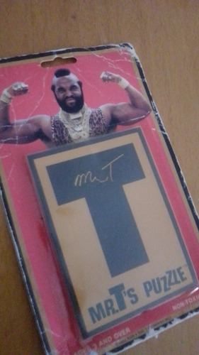 Juego Mr. T Puzzle Rompecabezas En Blister Vintage 1983 (Usado)