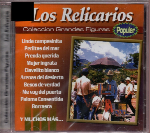 Cd Los Relicarios Coleccion Grandes Figuras Popular