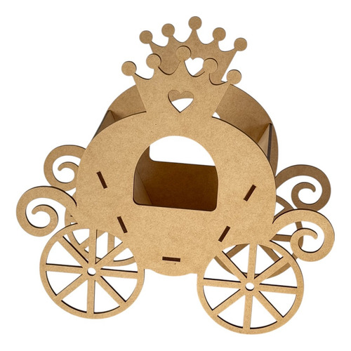 6 Piezas Centros De Mesa Carreta Carruaje Princesa