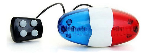 A Timbre De Bicicleta, 6 Led, 4 Tonos Bocina Luz Led Sirena