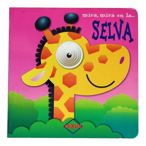 Super Libro Selva Con Ilustraciones Hojas Duras Para Niños