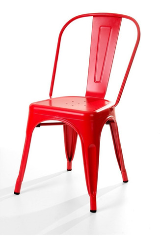 Imagen 1 de 6 de Silla Tolix De Acero Para Restaurante Bar Cafetería Comedor