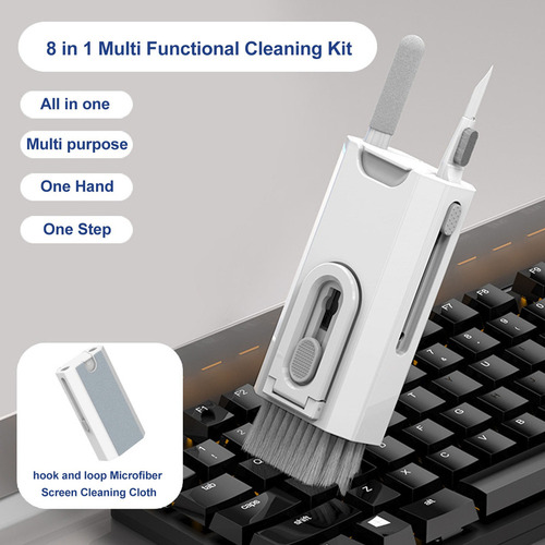 Kit De Limpiador Electrónico 8 En 1 Portátil Multifuncional
