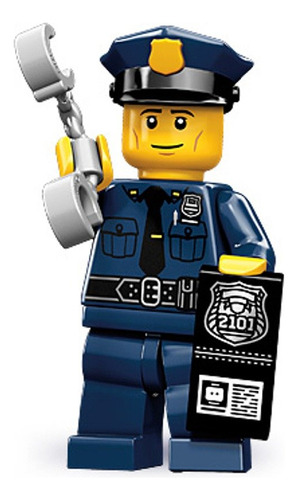 Minifigura Lego 71000 Serie-9 Police Man
