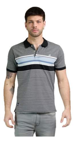 Chomba Mistral Rayada Hombre Jersey Importada Rayadas Polo