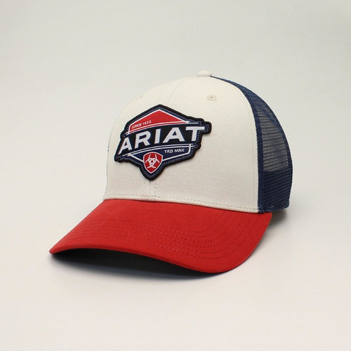 Ariat Red White & Blue Logo Patch - Hats Cap - A300012205