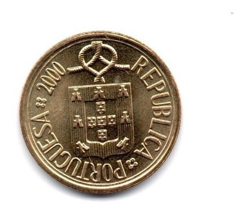 Portugal Moneda 1 Escudo Año 2000 Km#631