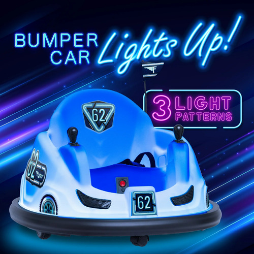 Carro De Bateria Bumper Flybar 6v Para Niño Pequeño Azul