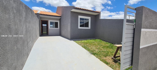 Imagem 1 de 15 de Casa Para Venda Em Ponta Grossa, Cará-cará, 2 Dormitórios, 1 Banheiro, 1 Vaga - _1-2218429