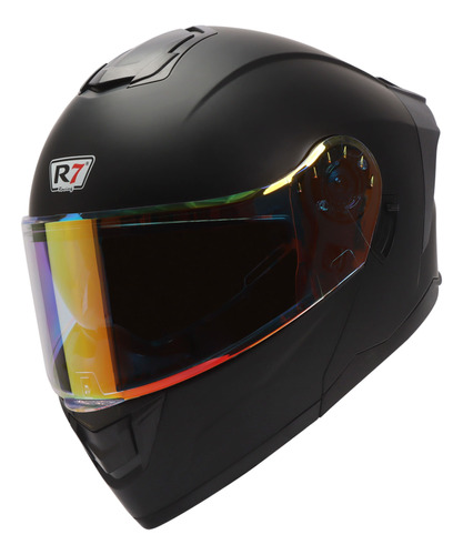 Casco Abatible R7 Alfa Con Led Dot Mica Premium Night Vision