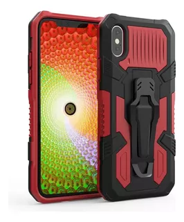 Funda Case Para Motorola One Macro New Robot + Gancho Rojo