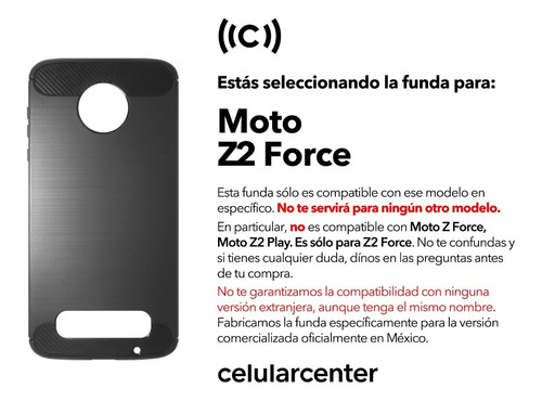 Funda Para Motorola Z2 Force Case Protector Cover Moto