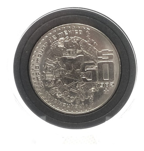 Moneda Decorativa 50 Pesos Coyolkauhqui 1982 N02