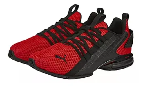 Tenis puma rojos con negro new arrivals