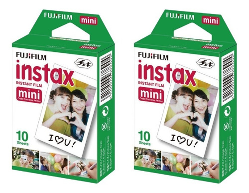 Film Pack Para Instax Mini (2 Cajas De 10 Films)