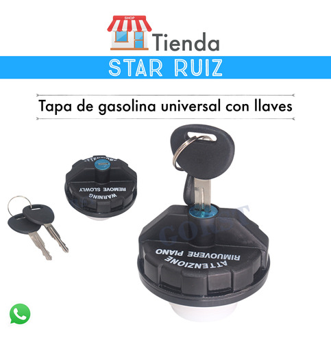 Tapa De Combustible Universal Con Llaves