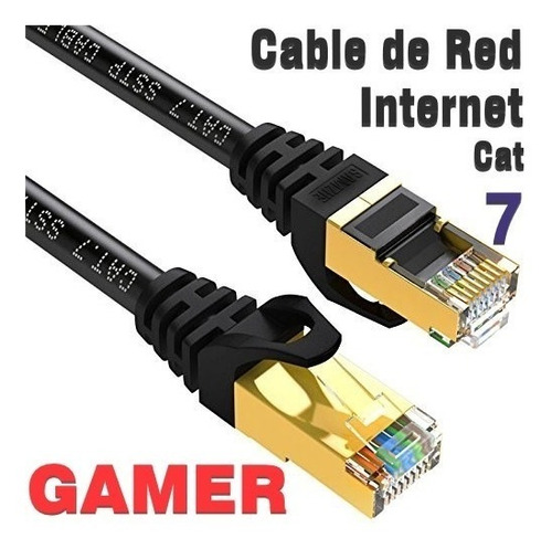 Imagen 1 de 10 de Cable De Red, Lan,ethernet,internet Sstp Cat 7 , 20 Metros