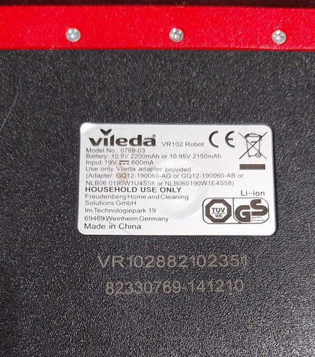 Aspiradora Robot Vileda Vr 102 Blanco (Usado)
