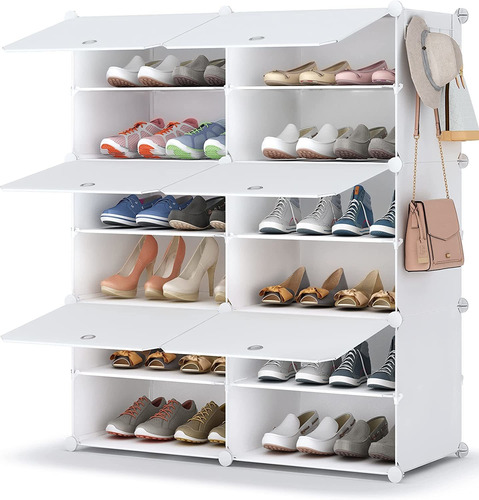 Organizador De Zapatos Homidec, 6 Niveles Y 2 Columnas