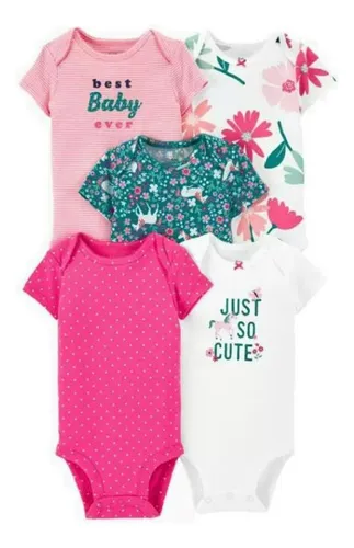 Yy Para Bn Pañaleros Manga Corta Para Niños 0-24 Meses, 5