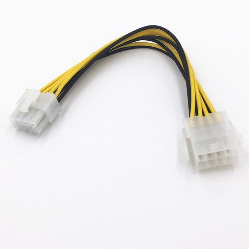 Cable Extension Cpu 8pin Hembra A 8pin Macho 20cm