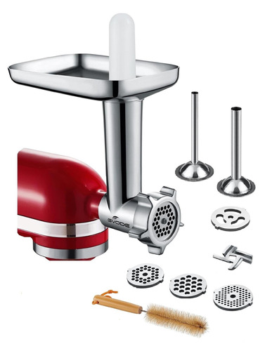 Acesorio Moledor De Carne Kitchenaid  + 2 Embutidoras