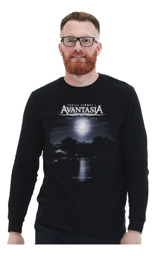 Polera Ml Avantasia Sleepwalking Metal Impresión Directa