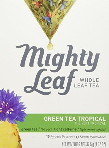 Mighty Leaf Green Tea Tropical 1.32 Oz 15 Bolsas