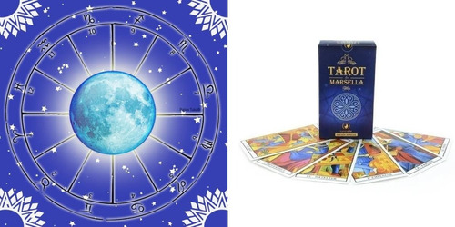 Pack Tarot De Marsella + Paño Tarot Luna