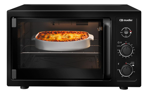 Forno Elétrico De Bancada Mueller 50 Litros Com Grill Mfb50b Cor Preto 127v