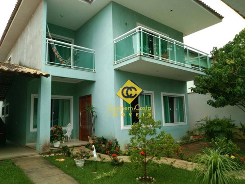 Imagem 1 de 30 de Casa Com 5 Dormitórios À Venda, 235 M² Por R$ 950.000,00 - Residencial Camping Do Bosque - Rio Das Ostras/rj - Ca1870
