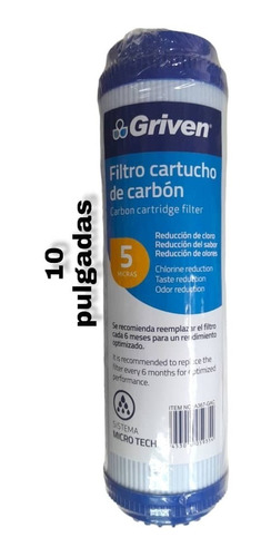 Cartucho De Filtro Carbon 10  