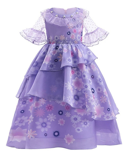 Vestidos De Princesa Para Niñas Encanto Frozen  Disfraz De B