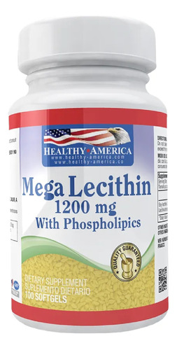 Mega Lecithin 1200mg 100 Softgels