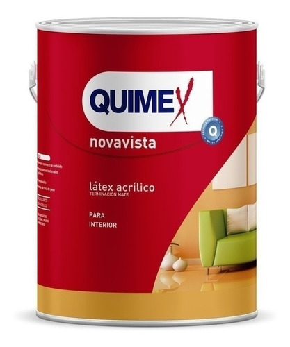 Sup Latex Acrilico Interio Novavista 4 L Quimex Protec E 