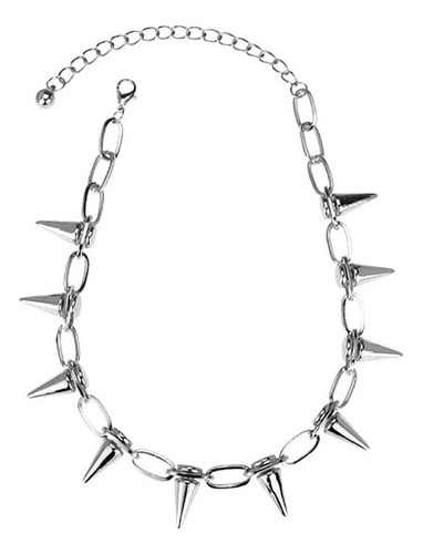 Tenghong2021 Collar Con Remaches Punk Vintage, Gargantilla D