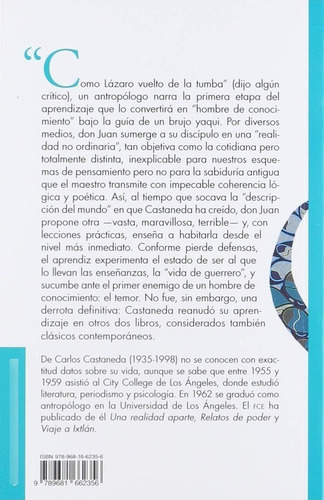 Libro Las Enseñanzas De Don Juan Forma Yaqui De Conocimiento