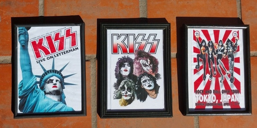 Kiss Lote Por 3 Cuadros En Vivo Tremendos Regalados!!!