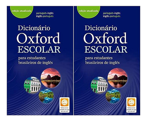 Kit 2 Dicionários Oxford Escolar Para Estudantes Brasileiros De Inglês, De Vários Autores., Vol. 1. Editorial Kit De Livros, Capa Mole, Edição 20180101 00:00:00 Em