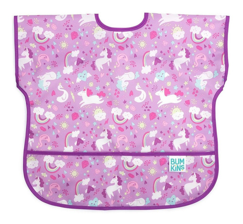 Babero Manga Corta Junior Bib Unicornios