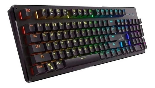 Teclado Gaming Genius Scorpion K8 7 Colores Usb Semi Mecanic