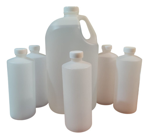 Perfumol 4 Litros Kit Con 5 Botes Vacios De 1/2 Litro Vacio
