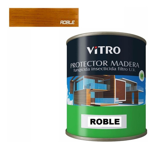 1l Protector De Madera Uso Interior Exterior Vitro