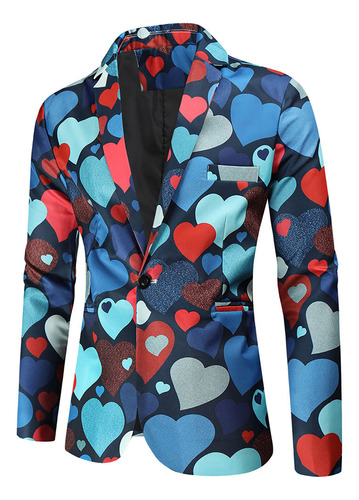 I Coat Con Estampado Casual Para El Día De San Valentín A La