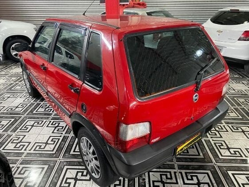 Fiat Uno Mille Fire 1.0 (flex) 2007/2008 Vermelho
